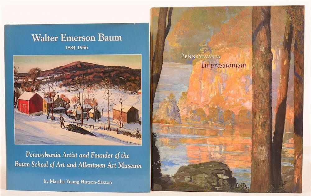 Appraisal: vols Walter Baum Pa Impressionism Hutson-Saxton Walter Emerson Baum -