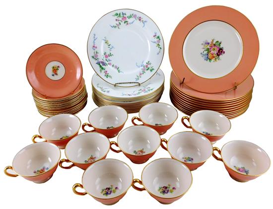 Appraisal: CHINA Assembled set of dinnerware by Lenox and Imperial Bone