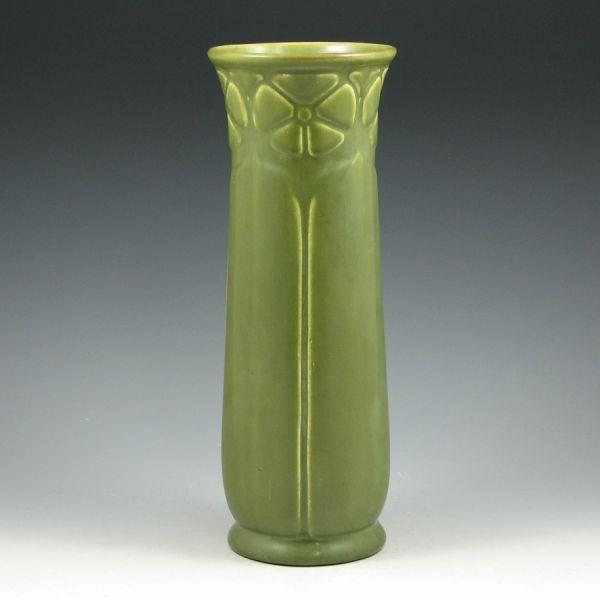 Appraisal: Rookwood Arts Crafts vase from in smooth matte green glaze