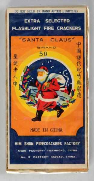 Appraisal: Santa Claus -Pack Firecrackers Class Manufactured by Him Shun One