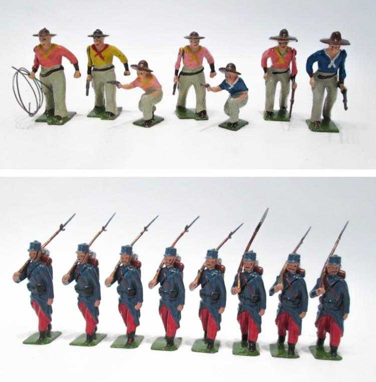 Appraisal: TWO SETS OF W BRITAIN'S TOYS the first No Infantry