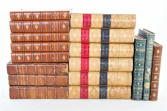 Appraisal: Leatherbound books History and literature Macaulay Lord Thomas Babbington THE