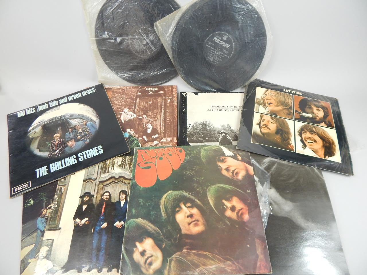 Appraisal: The Beatles Three South African pressing Beatles records With The