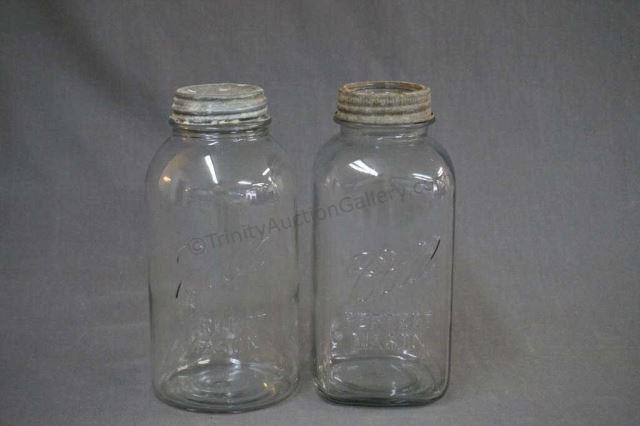 Appraisal: Ball Perfect Mason Half Gallon Canning Jars c - Ball