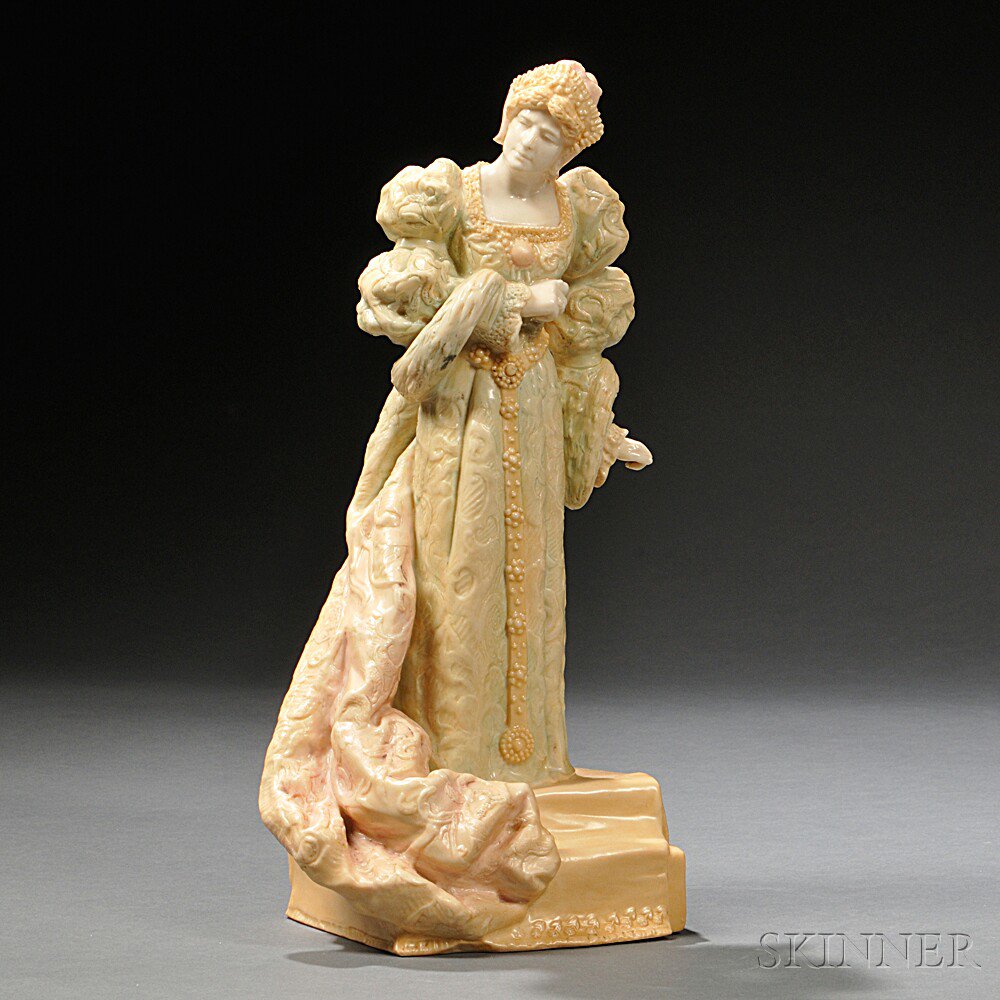 Appraisal: Doulton Burslem Vellum Figure of Ellen Terry as Queen Catherine