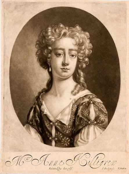 Appraisal: TH CENTURY ENGRAVING OF MRS ANNE KILGREN on laid paper