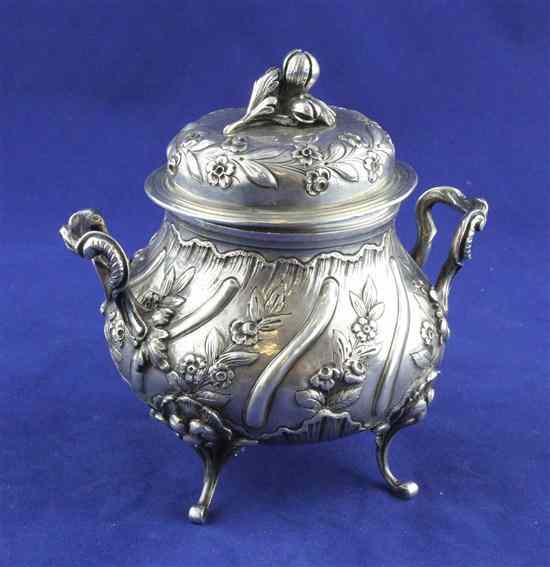 Appraisal: A late th early th century French silver two handled