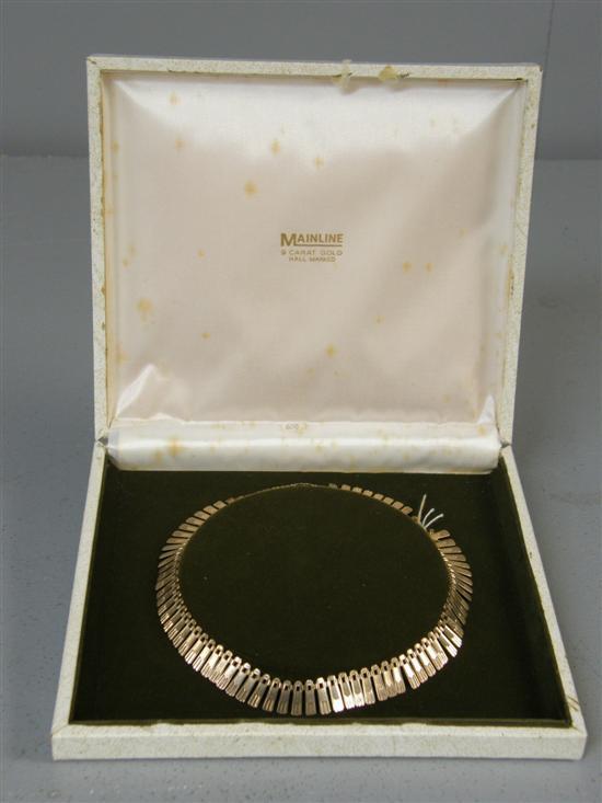 Appraisal: ct gold necklace