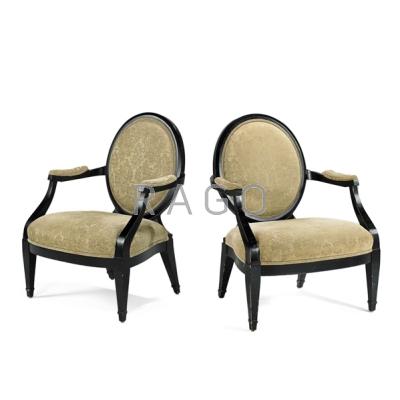 Appraisal: JOHN CHARLES DESIGN BAKER Pair of bergeres Los Angles ca