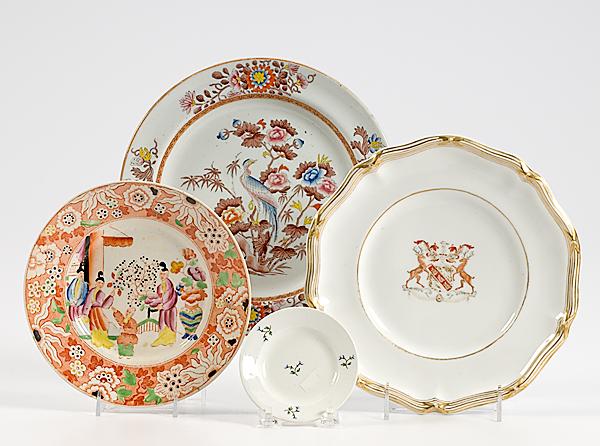 Appraisal: ENGLISH PORCELAIN TABLEWARES English four items including a Wedgwood Kutani