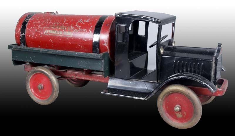 Appraisal: Pressed Steel Keystone Sprinkler Tank Truck Toy Description '' L