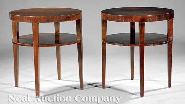 Appraisal: A Pair of Widdicomb Mid-Century Modern End Tables c Grand