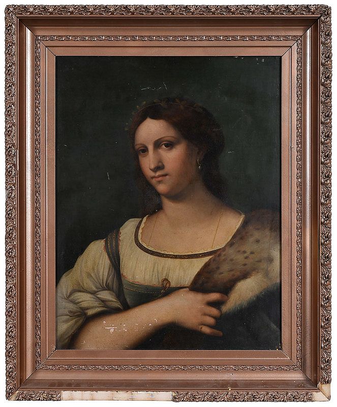 Appraisal: Italian School Portrait th or th century A Lady with