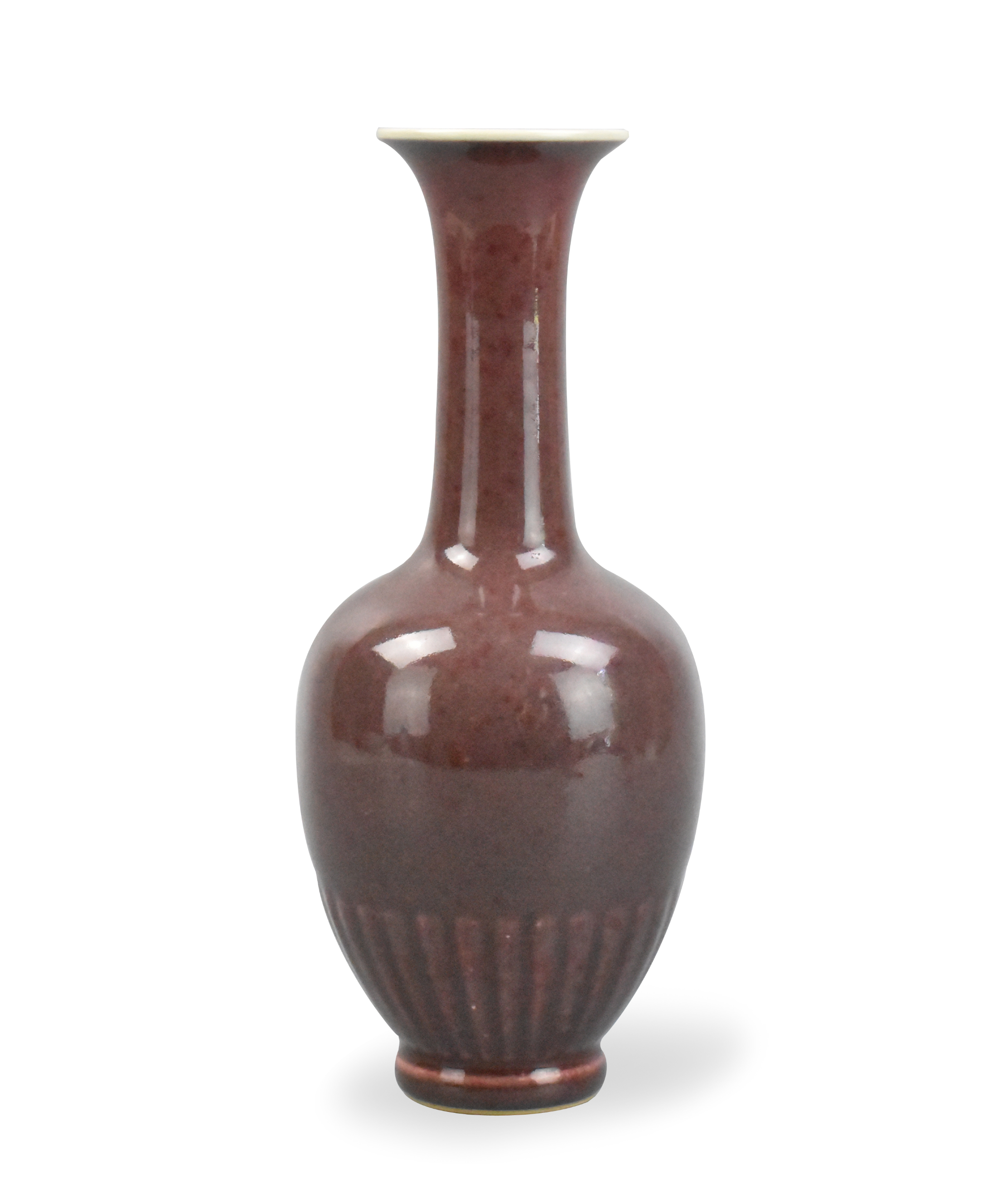 Appraisal: A Chinese peach blossom glazed vase with a Kangxi mark