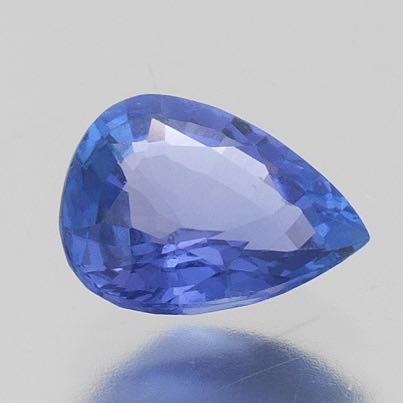 Appraisal: Unmounted Carat Pear Cut Tanzanite mm x mm Bluish violet