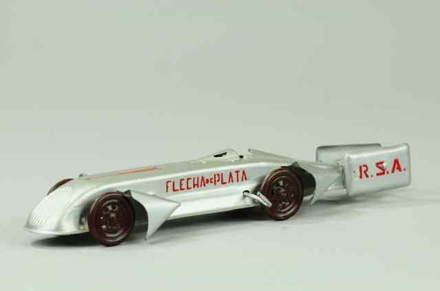 Appraisal: FLECHA DE PLATA RACER Rico Spain c scarce silver painted