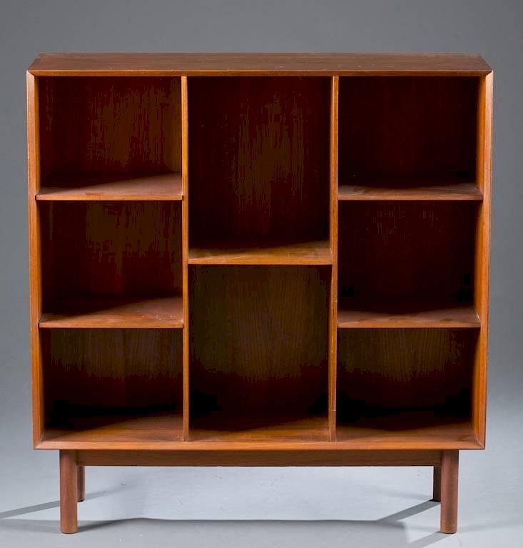 Appraisal: Hvidt and Molgaard-Nielson bookcase A Peter Hvidt and Orla Molgaard-Nielson