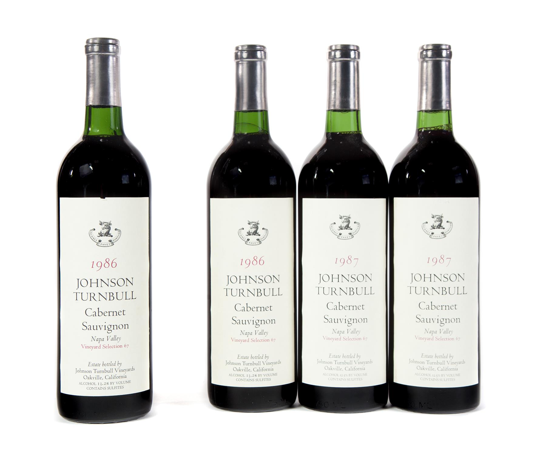 Appraisal: JOHNSON TURNBULL CABERNET SAUVIGNON VERTICAL Vineyard Selection Napa Valley bottles