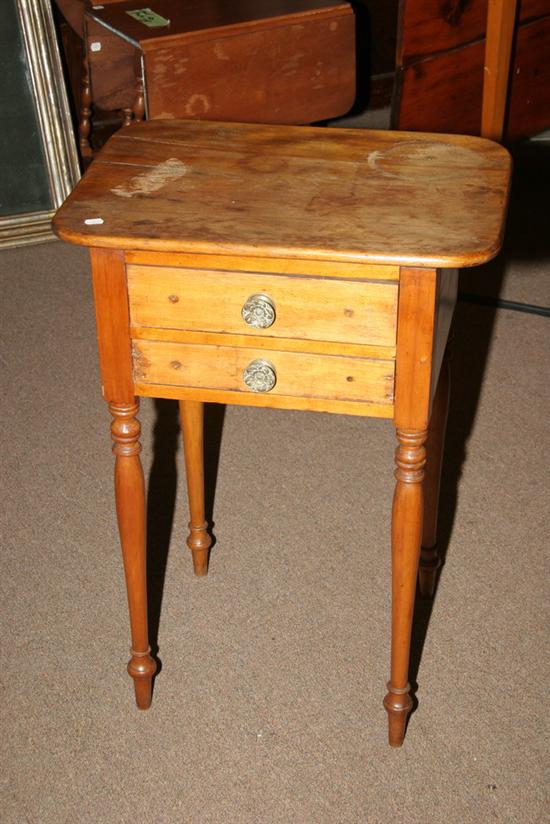 Appraisal: TWO DRAWER WORK TABLE