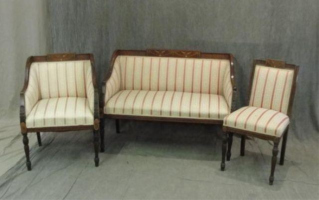 Appraisal: Adam Style Piece Parlor Set From a New Rochelle estate