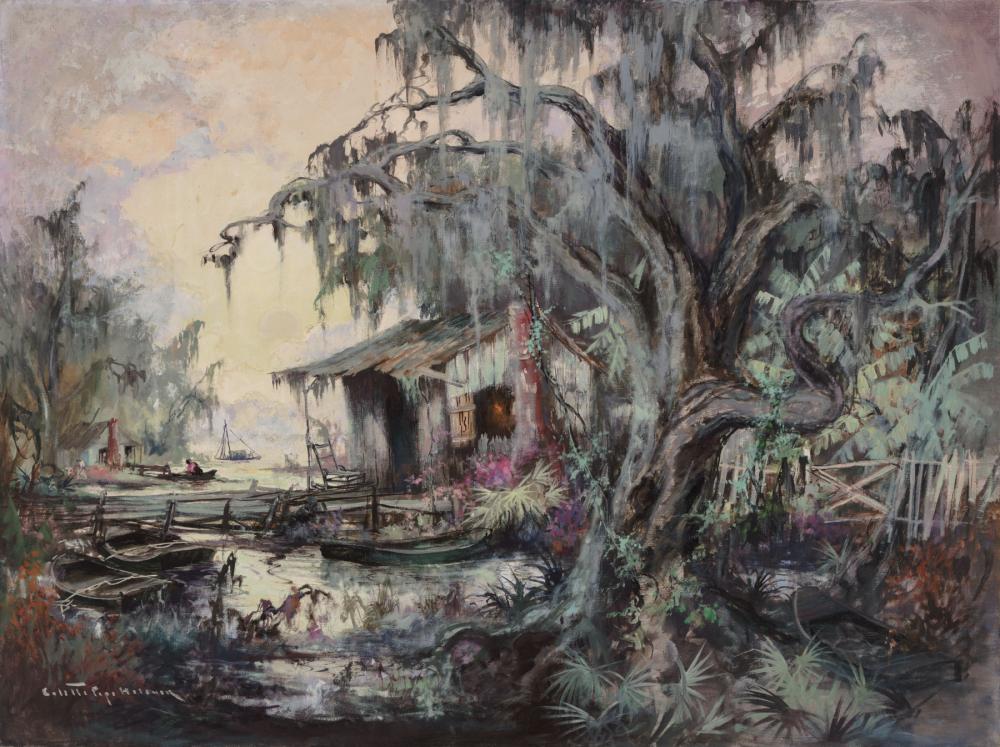 Appraisal: Colette Pope Heldner American Louisiana - Swamp Idyl Louisiana Bayou