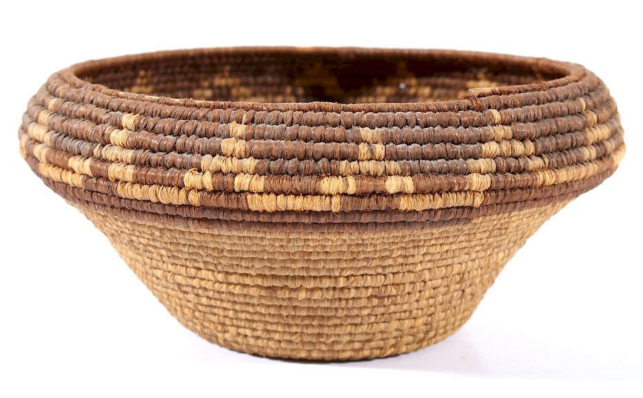 Appraisal: Pomo Native American Hand Woven Basket c 's Featured in