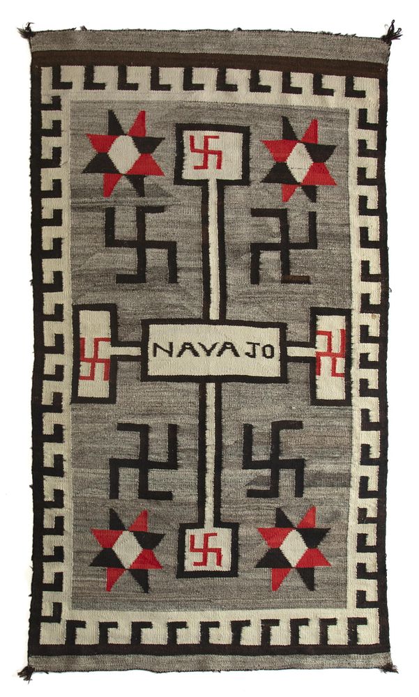 Appraisal: Navajo Whirling Log Textile ca Navajo Whirling Log Textile ca