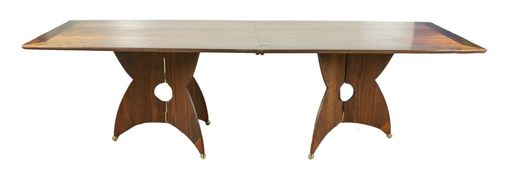 Appraisal: Mid-Century Modern Scandinavian Design Table Mid-Century Modern Studio Made Table