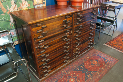 Appraisal: PERIOD PINE SPECIMAN DRAWERS