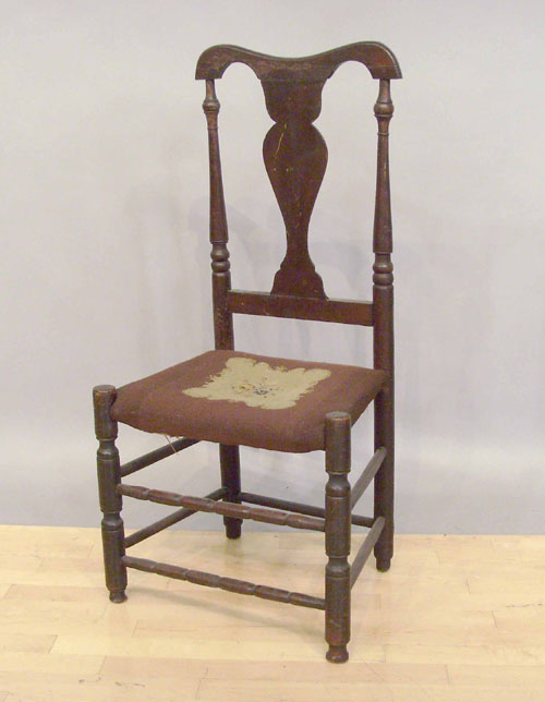 Appraisal: New York William and Mary side chair mid th c