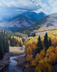 Appraisal: Michael Godfrey Present Aspen Coloradooil on canvas x in