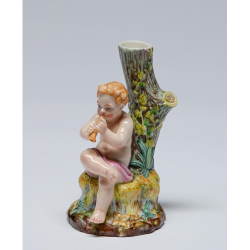 Appraisal: A Royal Worcester figural spill holder modelled with a child