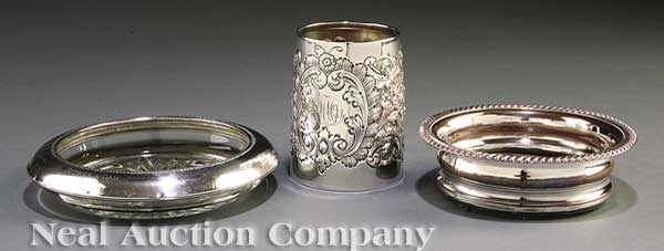 Appraisal: An Antique English Sterling Silver Repouss Tankard Hilliard Thomason Birmingham