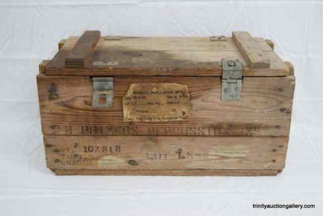 Appraisal: Vintage 's Military M Ammunition BoxUsed for the M Cannon