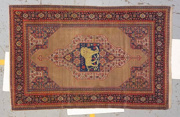 Appraisal: A Senneh rug Northwest Persia circa size approximately ft in