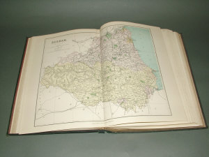 Appraisal: Bartholomew John PHILIPS' ATLAS OF THE COUNTIES OF ENGLAND double