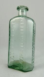 Appraisal: Dr Jewett's bitters bottle Medicine- rectangular with wide beveled corners