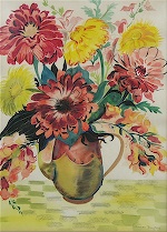 Appraisal: Marian Bryson American Cleveland th Century Another floral still life