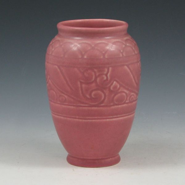 Appraisal: Rookwood Art Deco vase in matte pink Marked with Rookwood