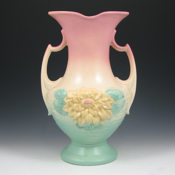 Appraisal: Hull Water Lily L- - Vase Water Lily vase with