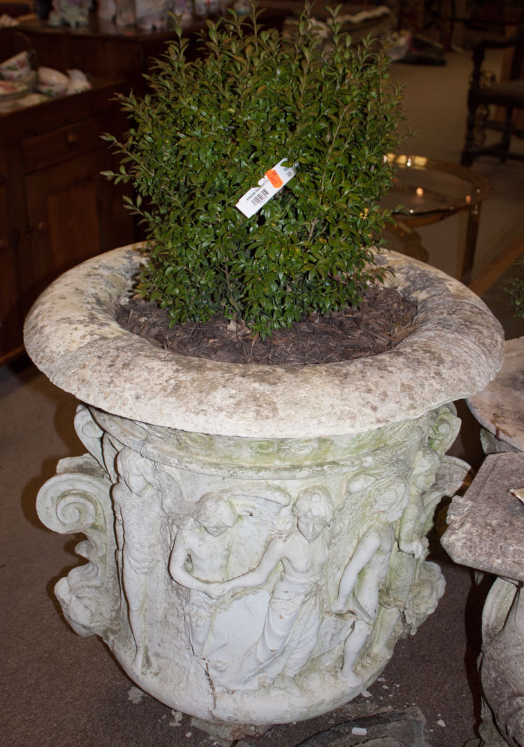 Appraisal: Early marble planter