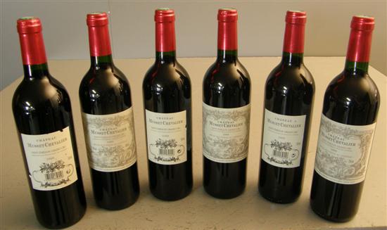 Appraisal: Chateau Musset Chevalier Saint-Emilion Grand Cru six bottles