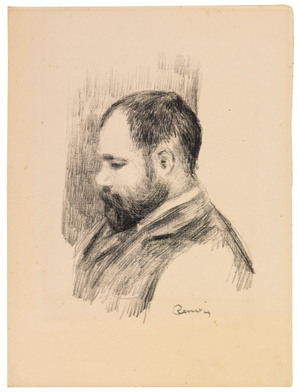 Appraisal: PIERRE-AUGUSTE RENOIR Ambroise Vollard Lithograph on cream wove paper x