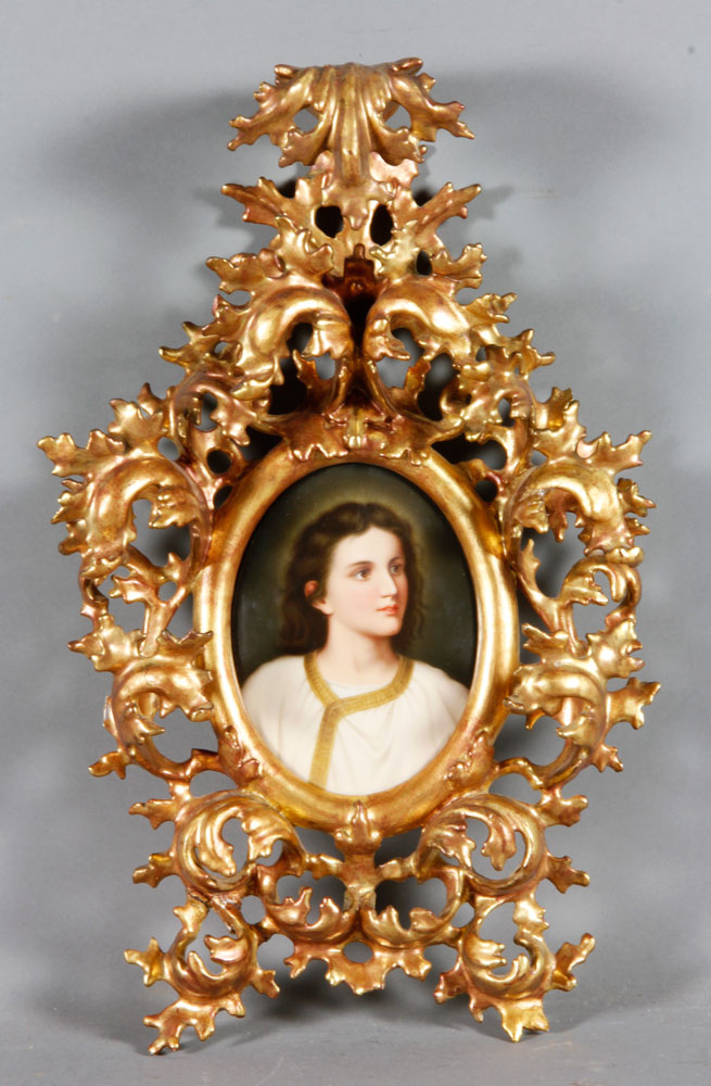 Appraisal: - Victorian Royal Vienna Style Porcelain Plaque Victorian Royal Vienna