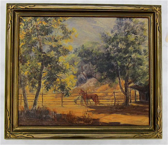 Appraisal: JOAN PHILLIPS OIL ON CANVAS California th century Southern California