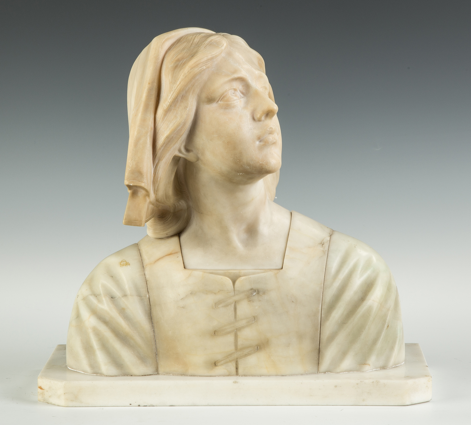 Appraisal: Alabaster Bust of a Young Lady th century