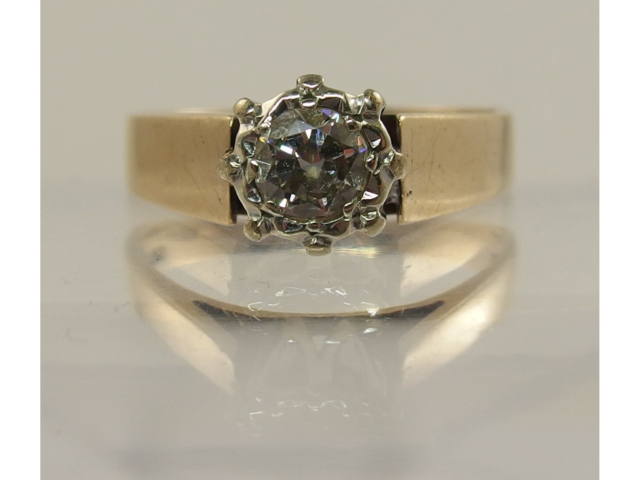 Appraisal: A ct diamond solitaire ring of approx cts