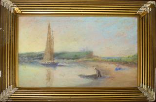 Appraisal: Attr George Hand Wright American - pastel landscape on board