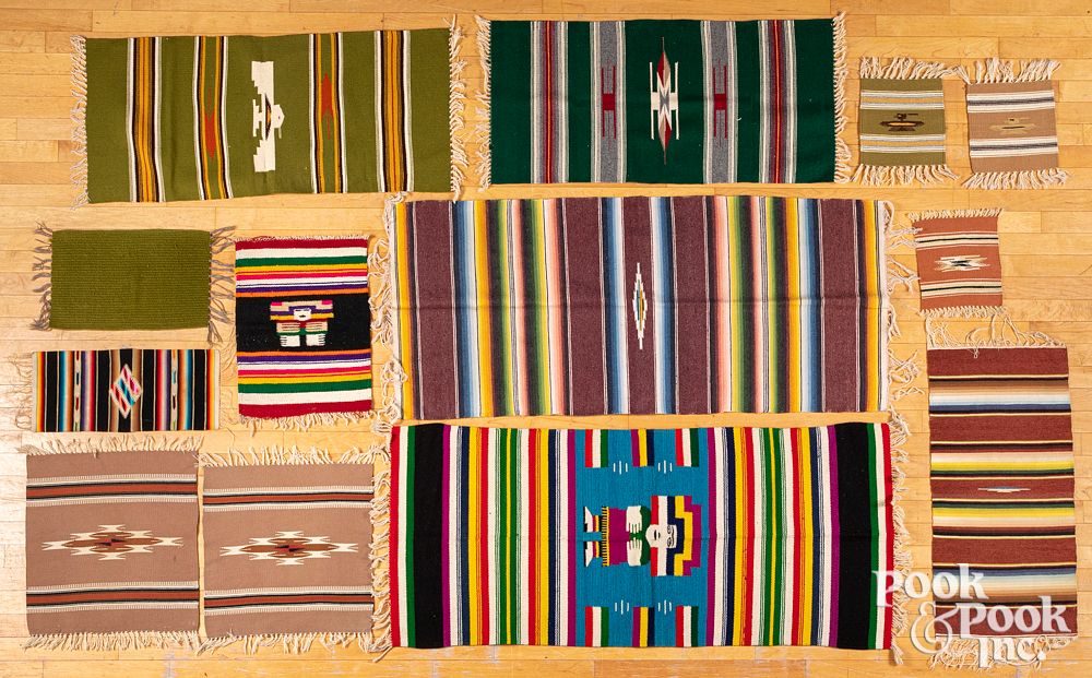 Appraisal: Group Southwestern and Navajo Indian textiles Group of Southwestern and