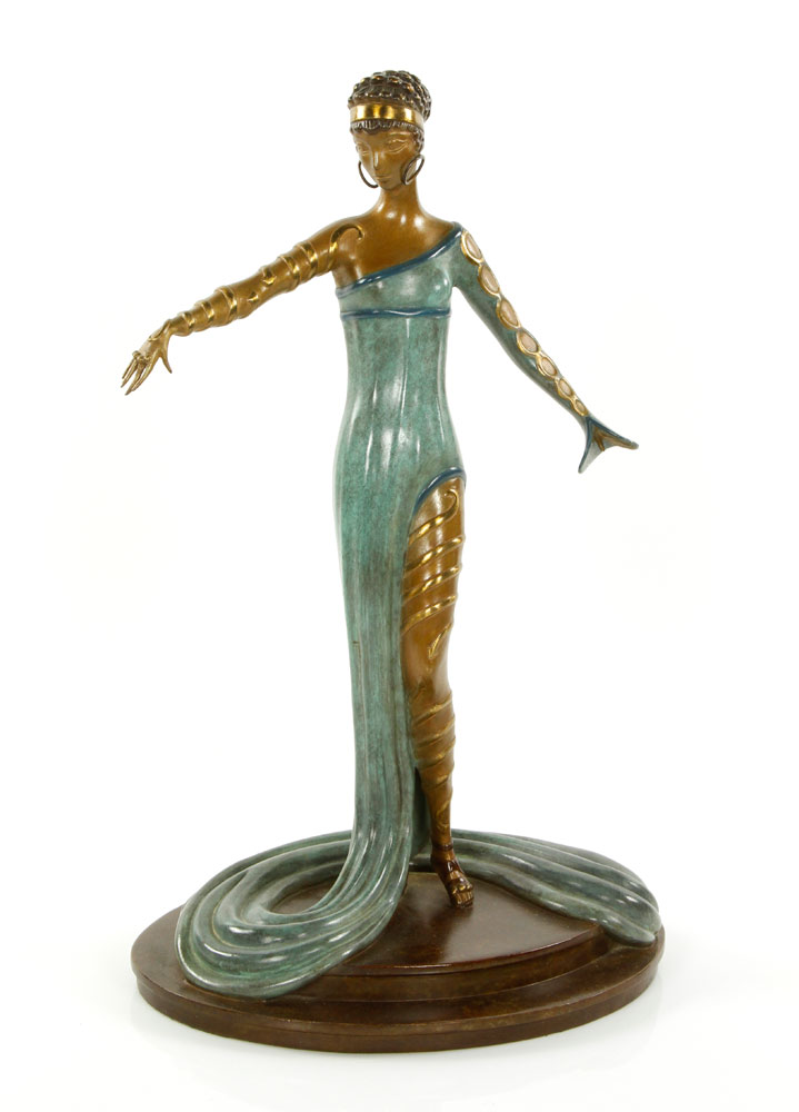 Appraisal: - Erte La Merveilleuse Bronze Erte La Merveilleuse bronze limited